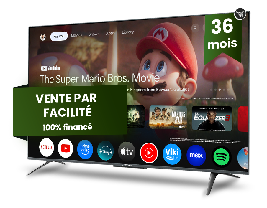 Get a STREAM TV starting at just 3990 DZD
