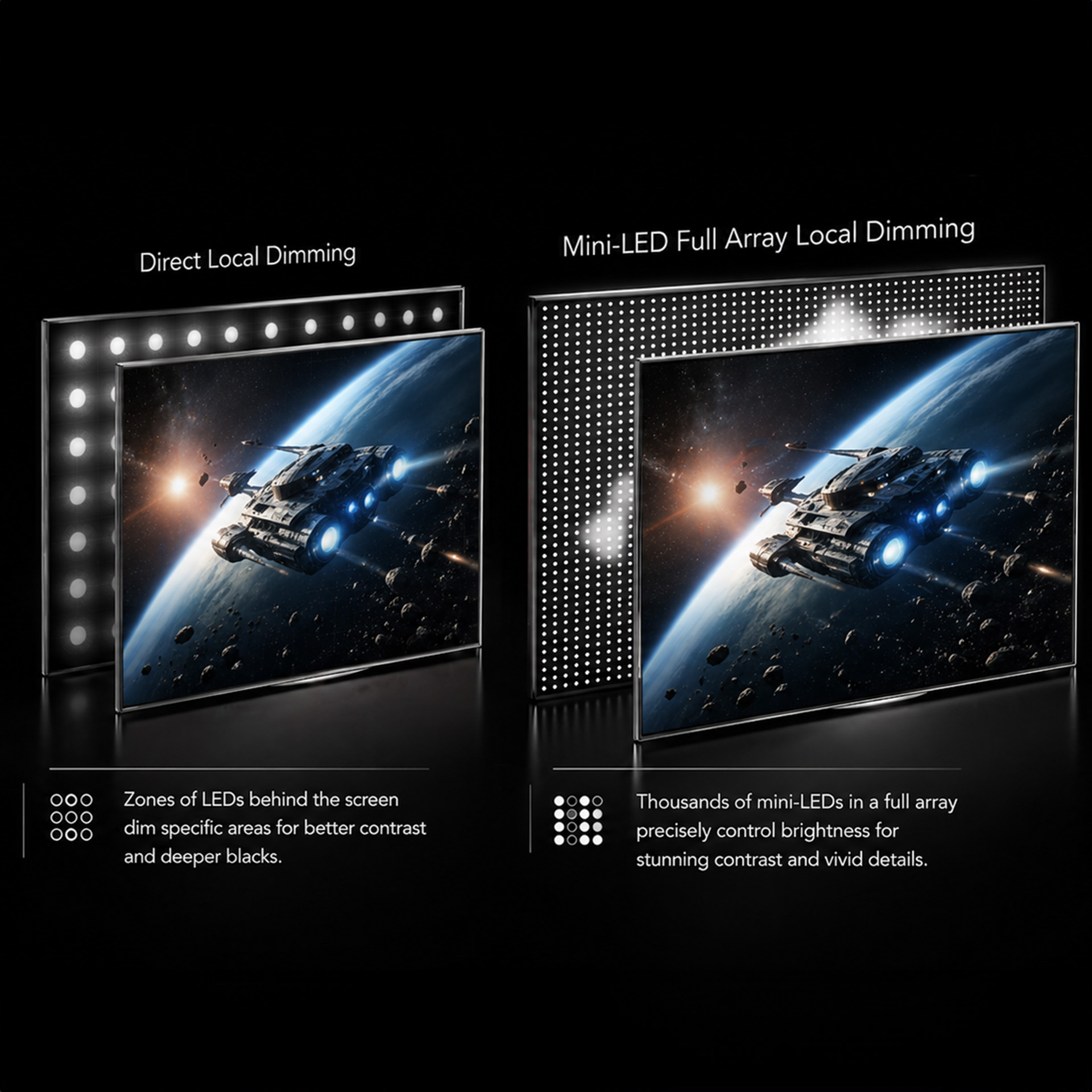 Precision MiniLED Local Dimming